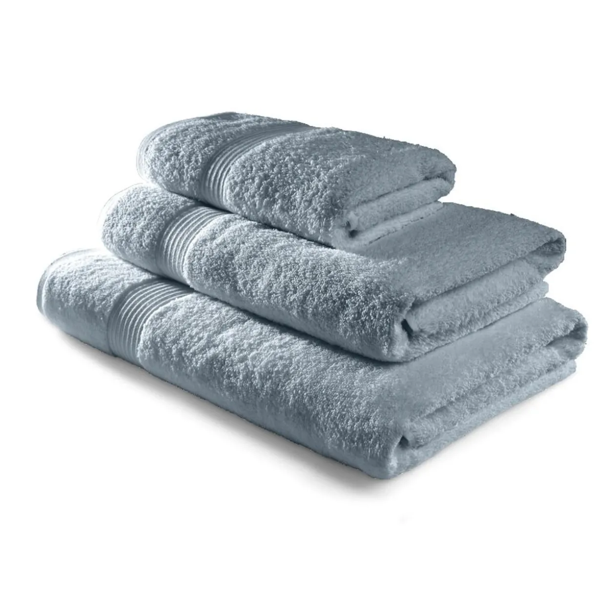 Drap de bain maxi 90x150cm coton gris denim