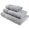 Drap de bain maxi 90x150cm coton gris acier