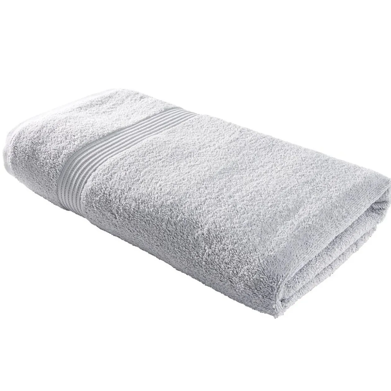 Drap de bain 70x130cm coton gris acier