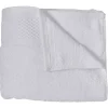 Drap de douche en coton blanc 70x130 cm