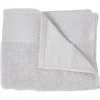 Drap de douche en coton gris 70x130 cm