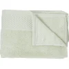 Drap de douche en coton vert 70x130 cm