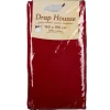 Drap housse 2 personnes rouge