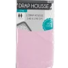 Drap housse 2 personnes rose