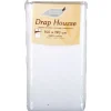 Drap housse 2 places blanc