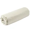 Drap housse couleur blanc lin 2 personnes