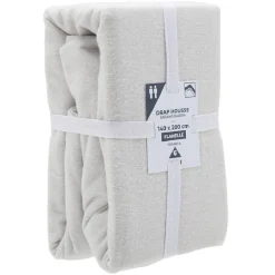 Drap housse flanelle uni L140X200 cm