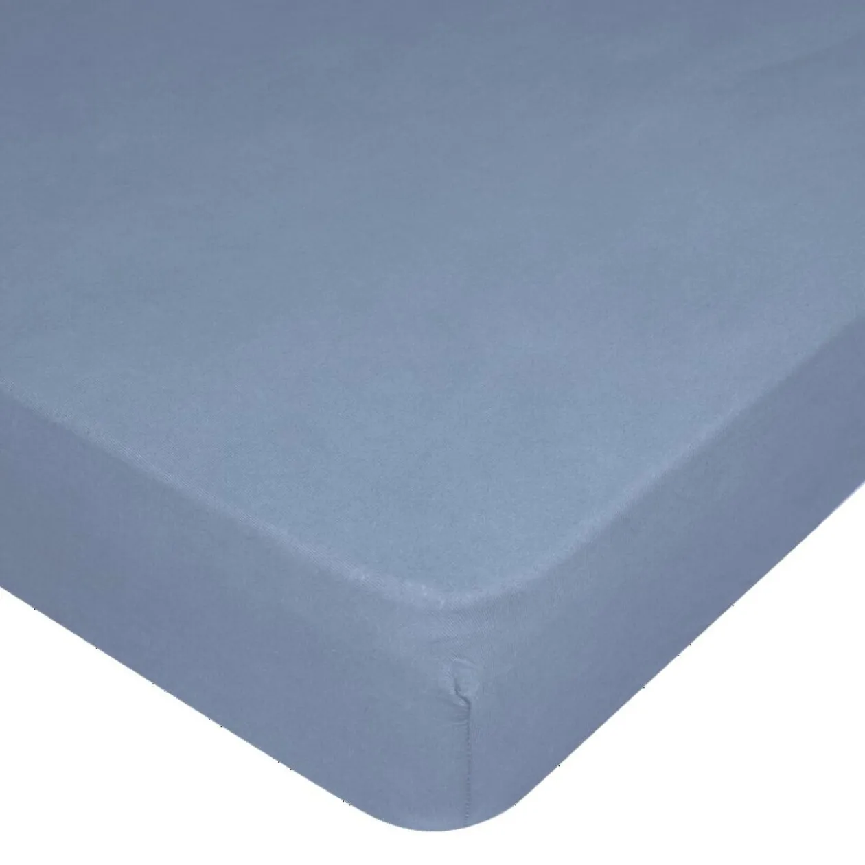 Drap housse jersey 140x190cm 2 personnes - 3 coloris
