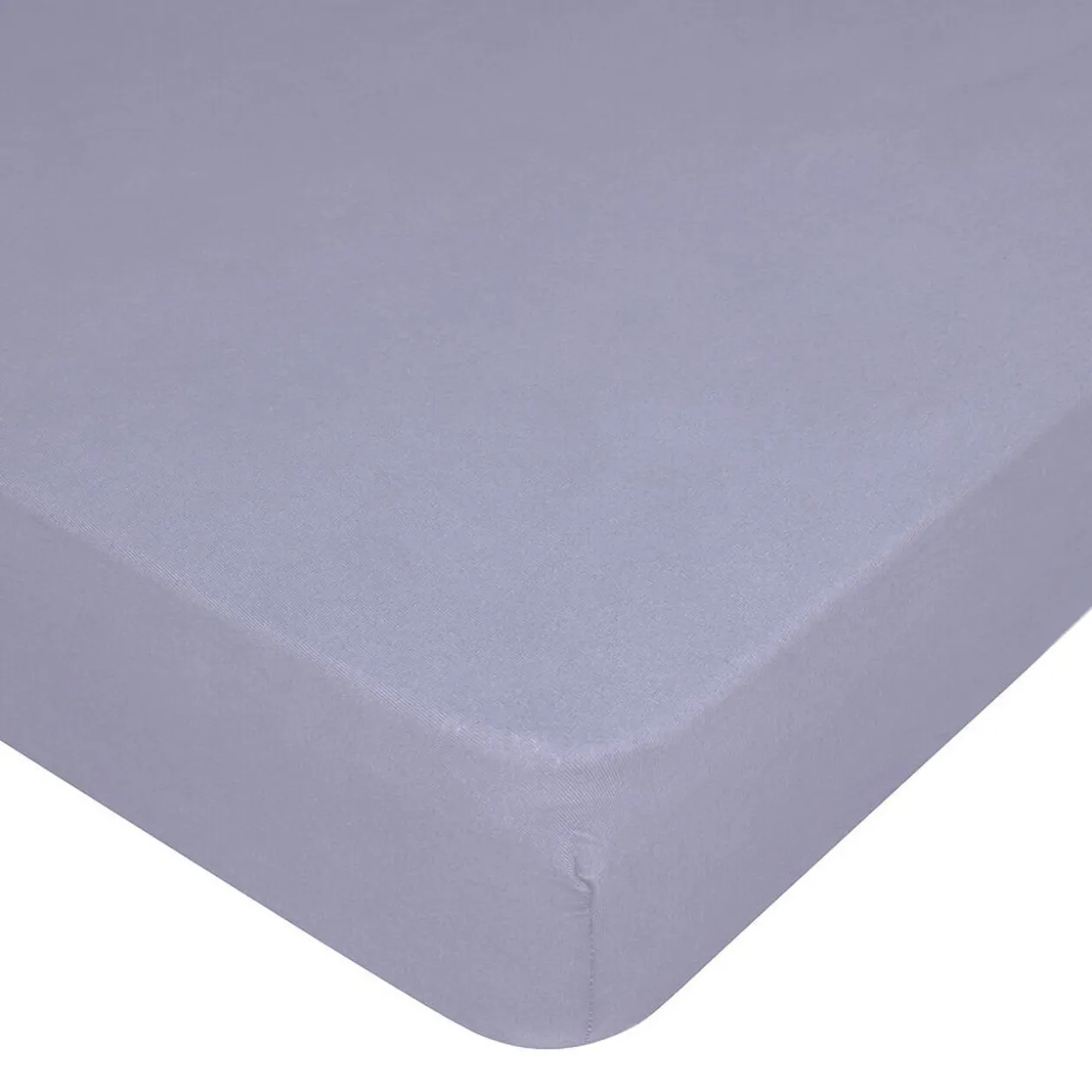 Drap housse jersey 160x200cm 2 personnes - 3 coloris