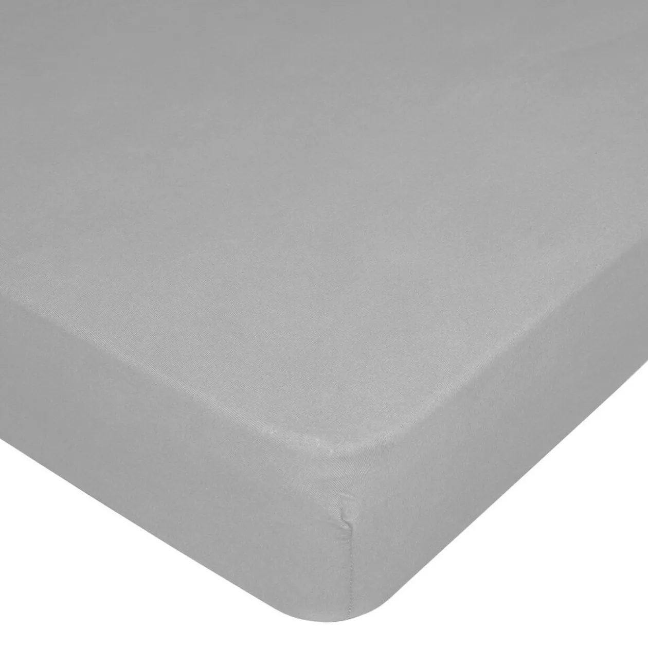 Drap housse jersey 90x190cm 1 personne - 3 coloris