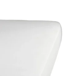 Drap housse percale de coton 160x200 Blanc