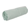 Drap housse uni 2 personnes vert d'eau