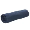 Drap housse uni bleu foncé 1 personne