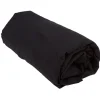 Drap housse uni noir 1 personne 90x190cm