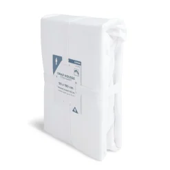 Drap housse 90x190cm 100% coton blanc