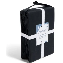 Drap housse 90x190cm 100% coton noir