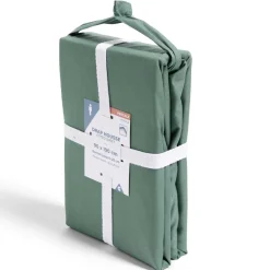 Drap housse 90x190cm 100% coton percale vert