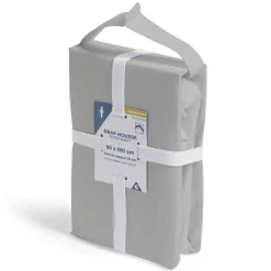 Drap housse 90x190cm polycoton gris