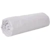 Drap plat uni blanc 2 personnes