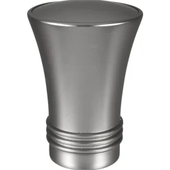 Embout pour tringle à rideaux x2 couleur métal nickel