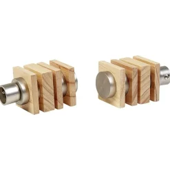 Embout X2 métal bois