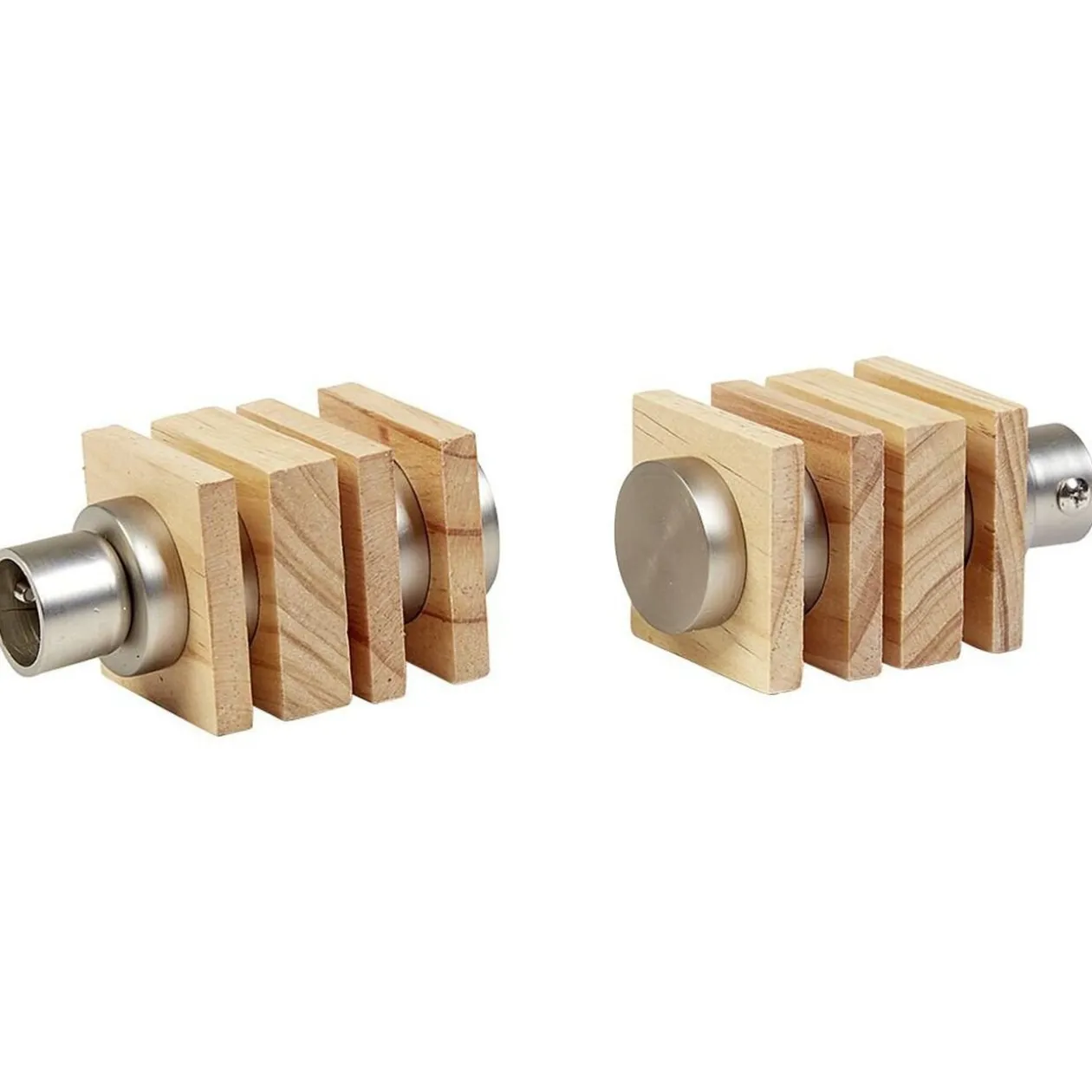 Embout X2 métal bois