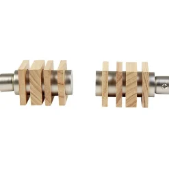 Embout X2 métal bois