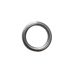 Embrasse aimantée en métal rond argenté