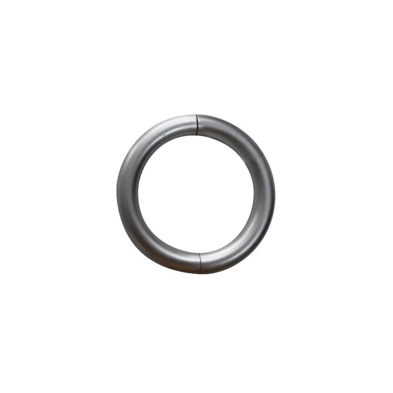 Embrasse aimantée en métal rond argenté