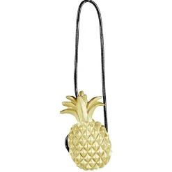 Embrasse aimantée forme ananas doré