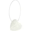 Embrasse aimantée forme coeur coloris ivoire