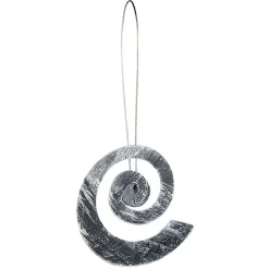 Embrasse aimantée forme spirale noire