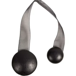 Embrasse aimantée ronde résine noir