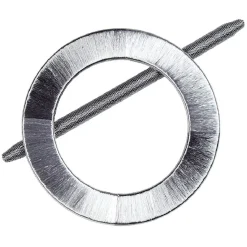 Embrasse bois forme ronde argenté