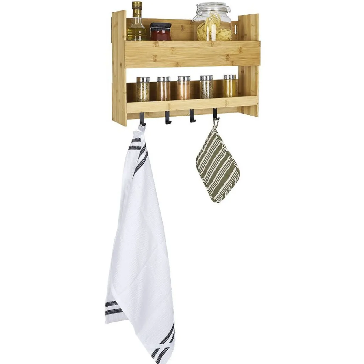 Etagère de cuisine murale 2 niveaux