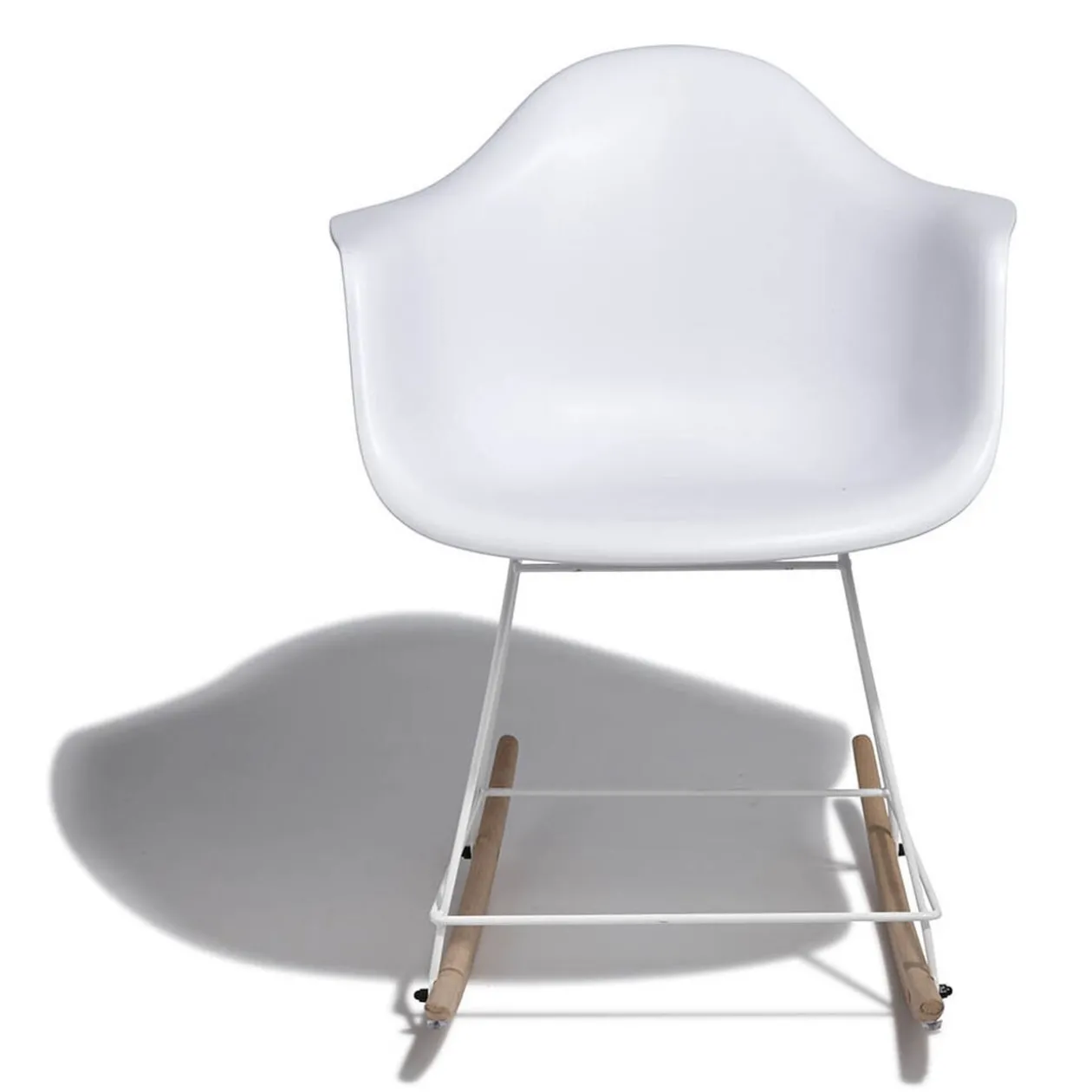 Fauteuil à bascule Anders blanc