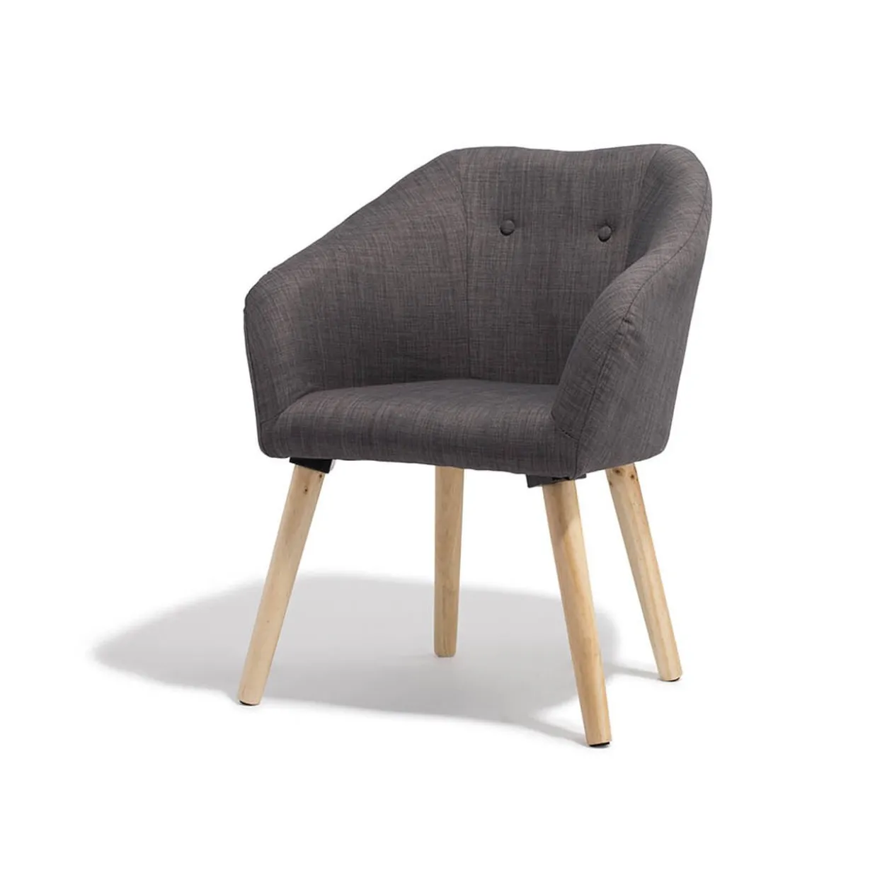 Fauteuil anthracite Joseph