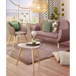 Fauteuil anthracite Joseph