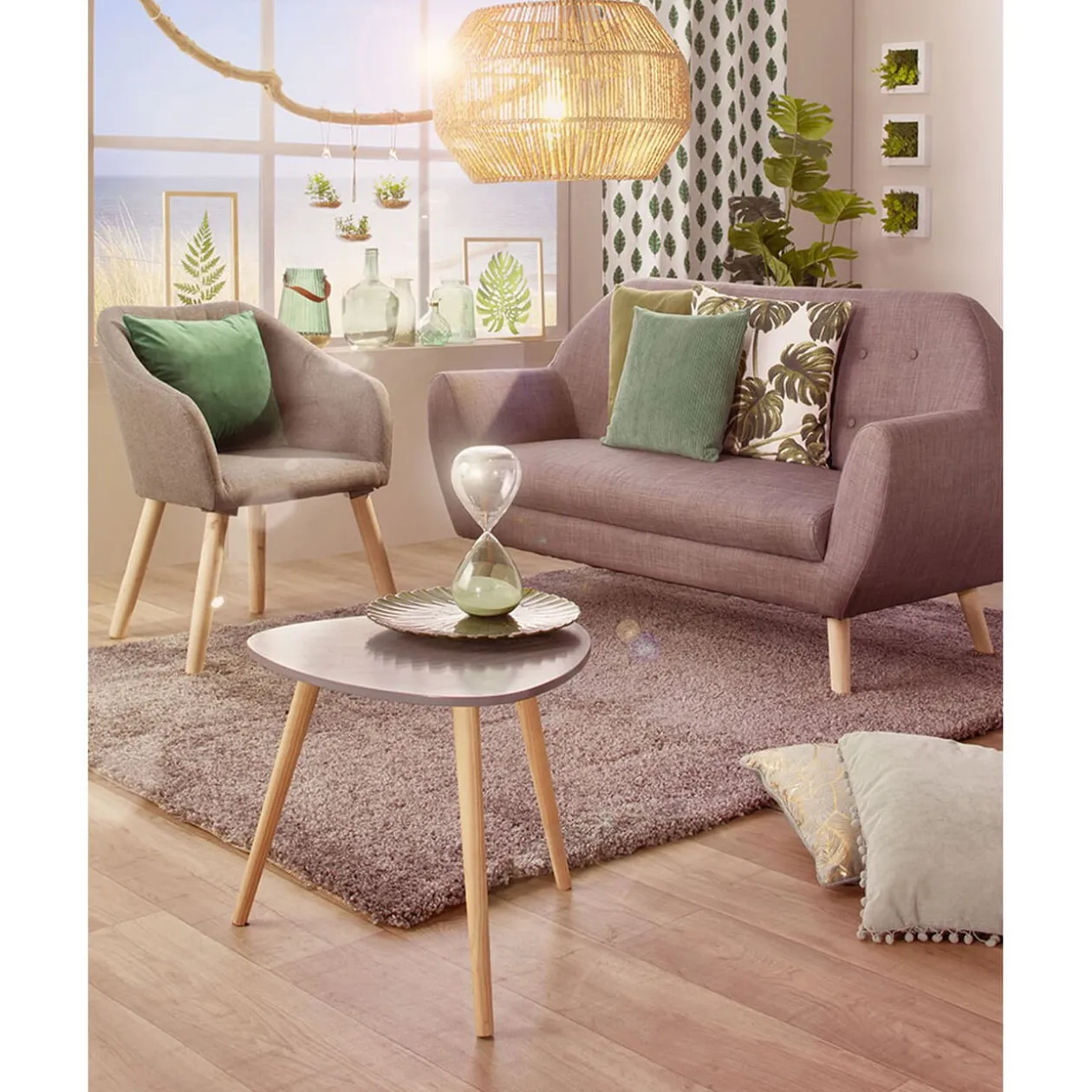 Fauteuil anthracite Joseph