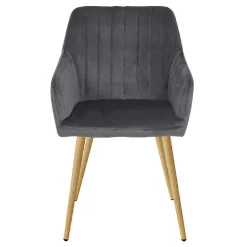 Fauteuil Betty gris foncé