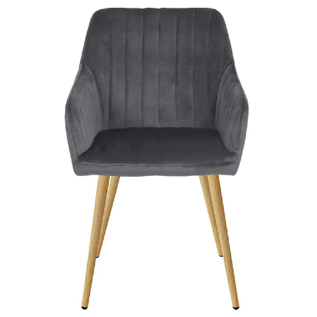 Fauteuil Betty gris foncé