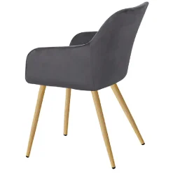 Fauteuil Betty gris foncé