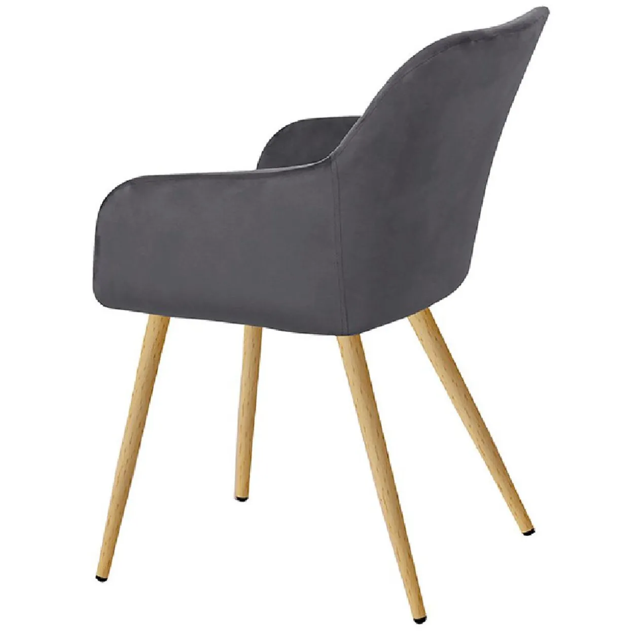 Fauteuil Betty gris foncé