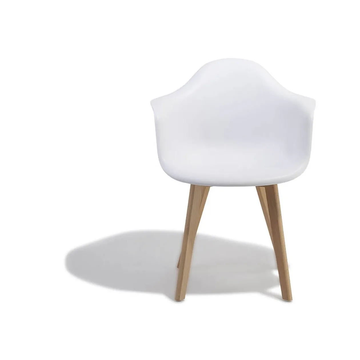 Fauteuil blanc Loly