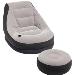 Fauteuil et pouf gonflable Intex