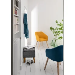 Fauteuil jaune moutarde Joseph