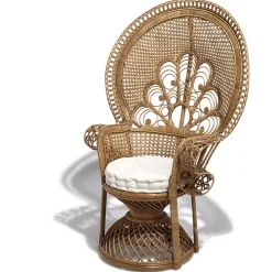 Fauteuil naturel Inaya