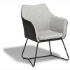 Fauteuil Phil noir et gris