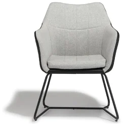 Fauteuil Phil noir et gris