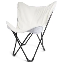 Fauteuil relax Noa pliable beige L60xP78xH86cm